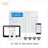ST-VGT LCD Display TCP/IP GSM/Gprs With IP Camera Home Security Alarm System