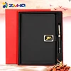 12000mAh power bank notebook with light up buckle for anniversary gift