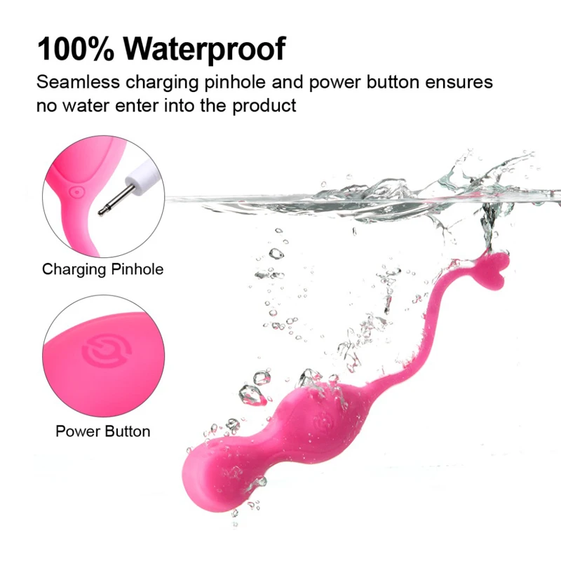 Remote controlled vagina tightening koro smart exercise kegel ball
