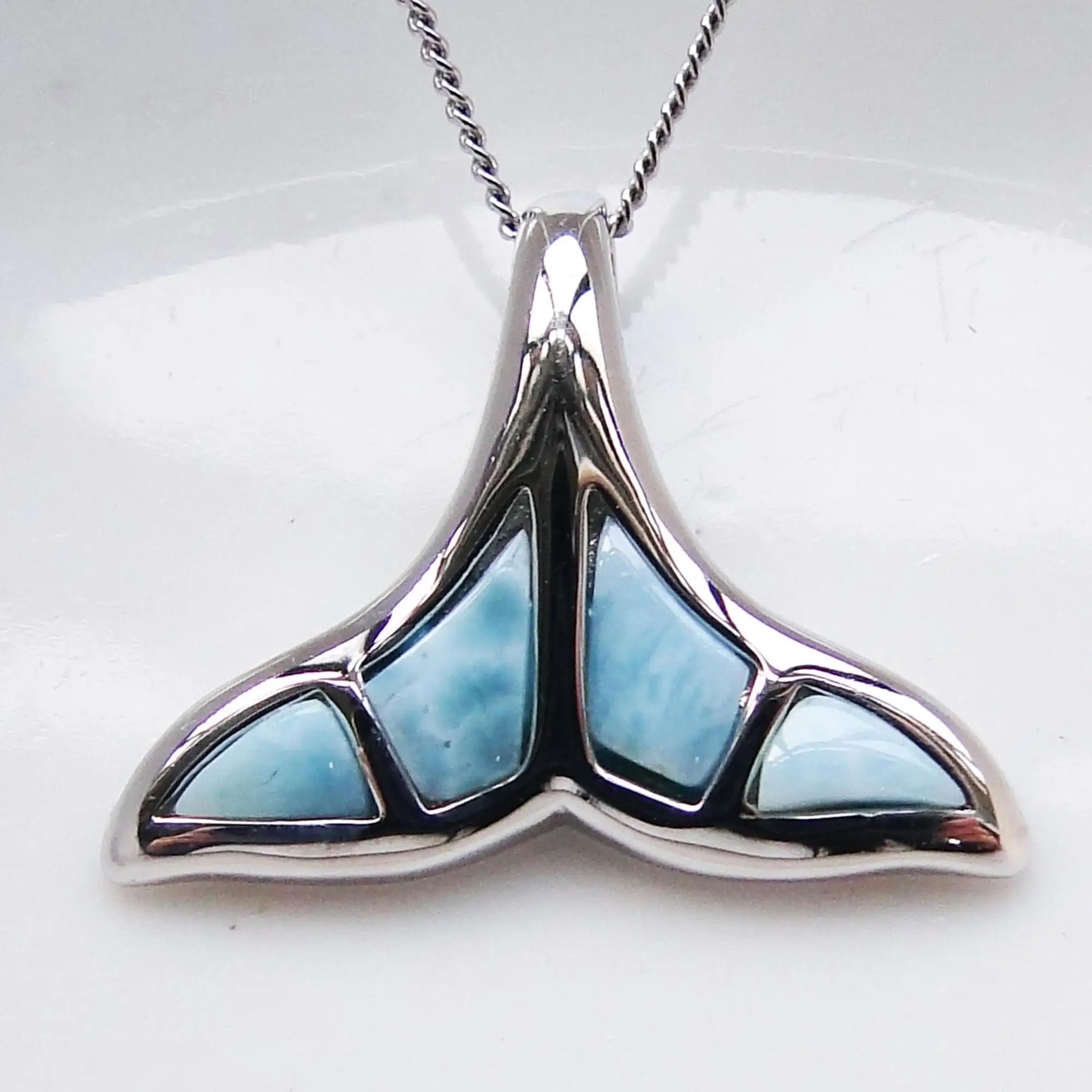 Whale Tail Pendant STERLING SILVER