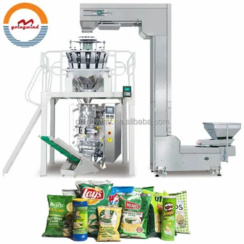 Automatic Potato Chips Nitrogen-filling Packaging Machine Small Lays ...