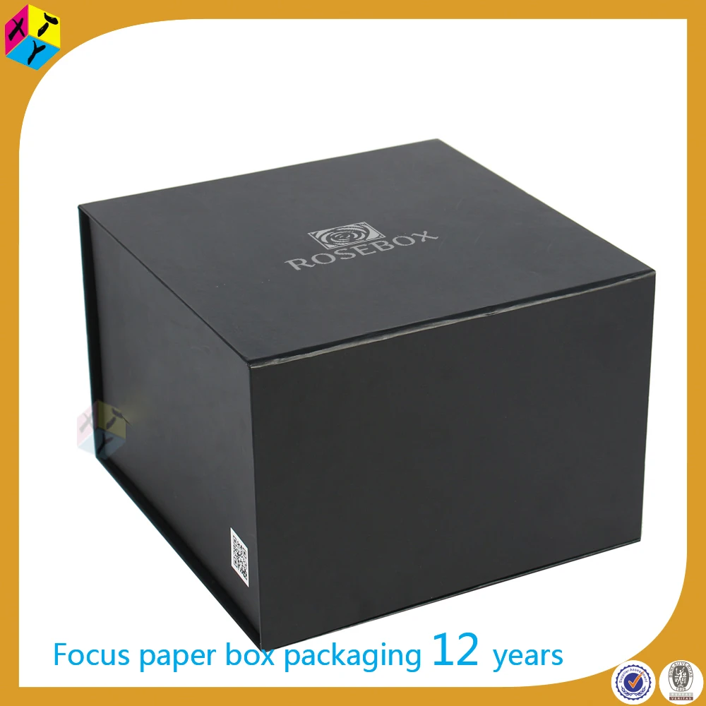 Elegant Luxury Matte Black Custom Design Snapback Hats Box - Buy Custom ...
