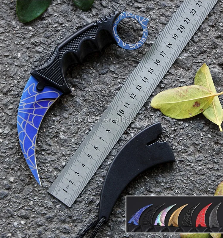 Cool Csgo Karambit Knife Plastic Game Karambit Trainer Claw Knife Sharp