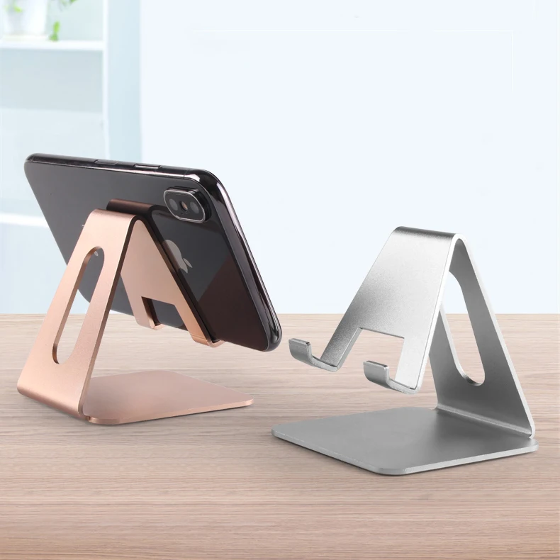 Low price modern simple smartphone support hands-free mobile phone base handy holder gift cell phone desk mini stands