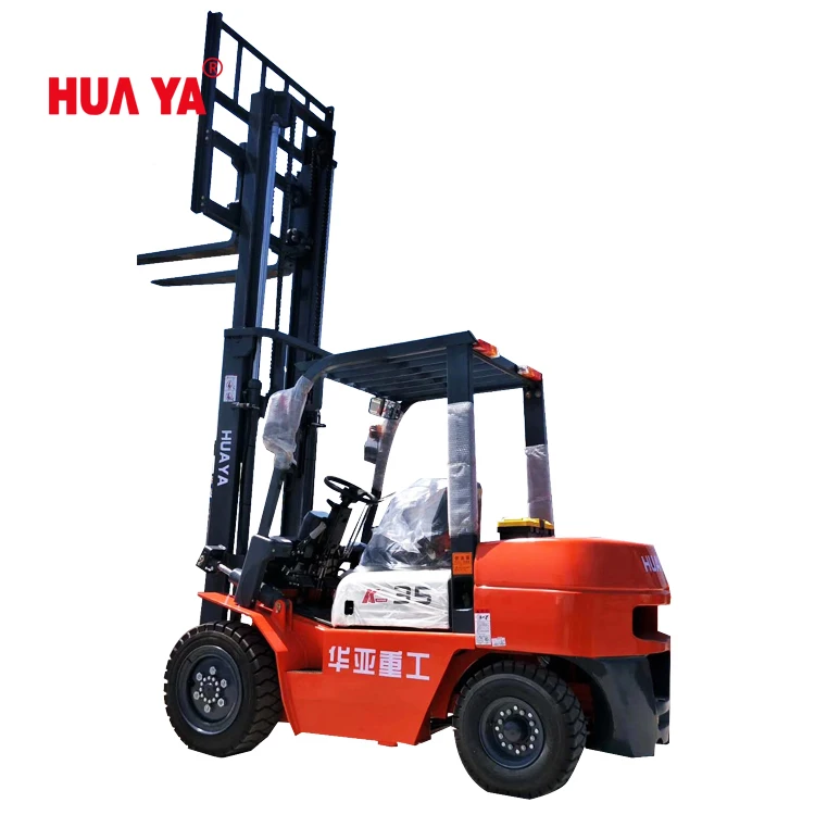 

3.5 tons four drive all terrain forklift pickup truck boom lift