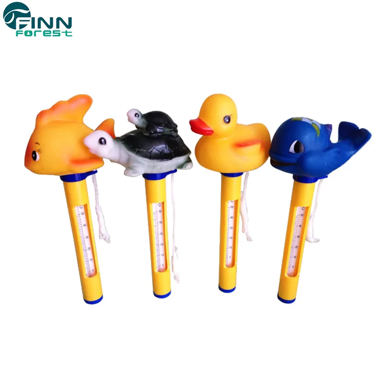 

Swimming Pool Equipment Animal Floating Water Thermometer, Colorful