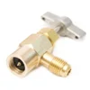 With 1/4 Flare port for AUTO AC Recharging R134a Refrigerant Can Tap Valve