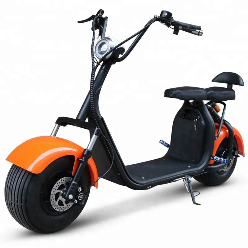 

1000w harley electric scooter citycoco scooter with removable battery max speed 60km/h, Black, white, green, red, brown, yellow etc