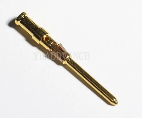 Gold Male Connector Solder Pins For Circle Connectors Buy Connector