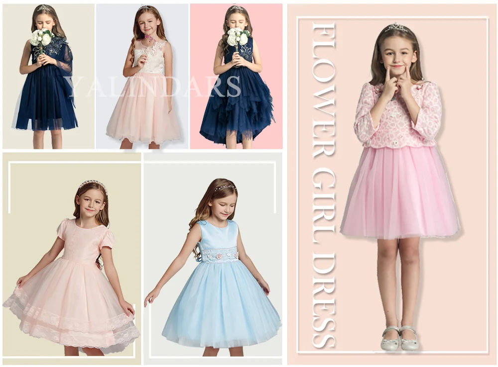 School Blue Flower Girl Dress Of 9 Years Old Cotton Frock Designs Buy