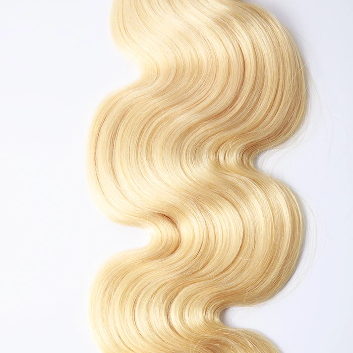 

Best quality Grade 9A factory price human Wholesale blonde hair 613 bundles, Natural black