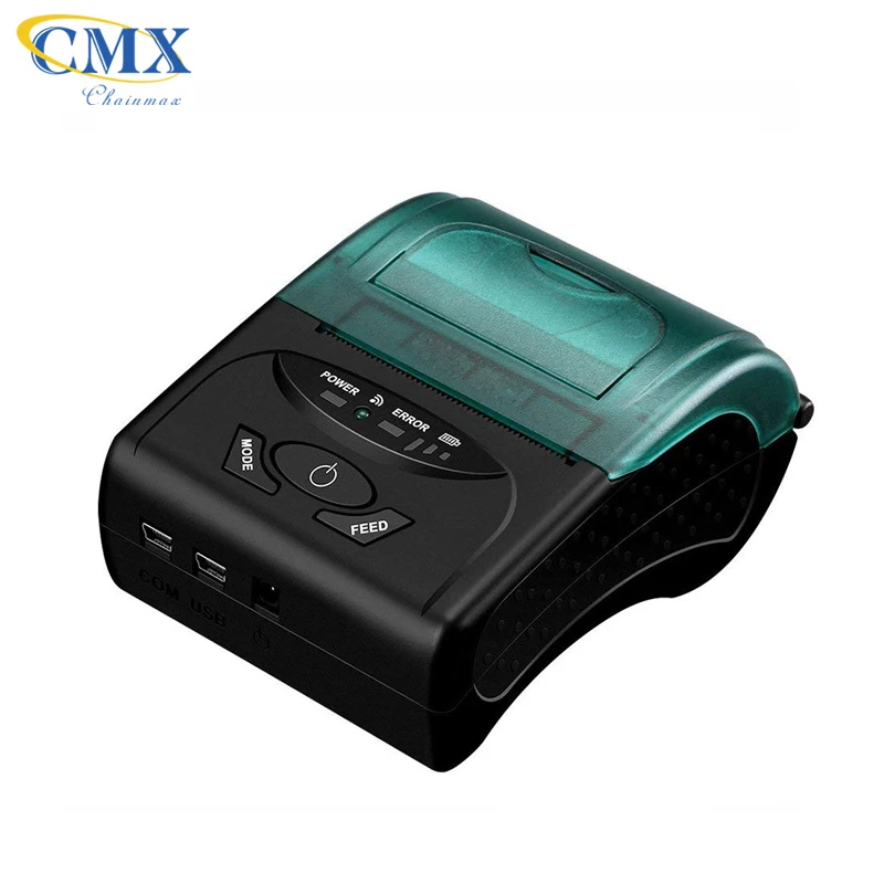 

Indonesian hot selling smallest portable bluetooth barcode wireless rugged receipt printers CMX5809, N/a