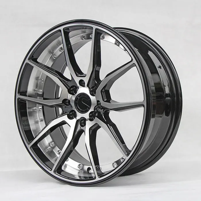 Zumbo S0051 17x7 Black Machine Face Up 17 Alloy Wheels Aluminum