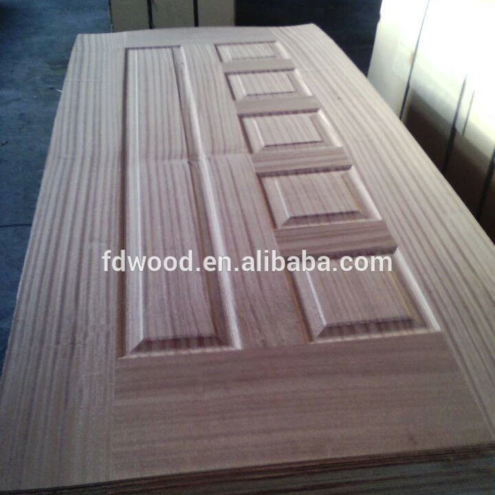 
3mm moulded decorative interior hdf door skin panels 