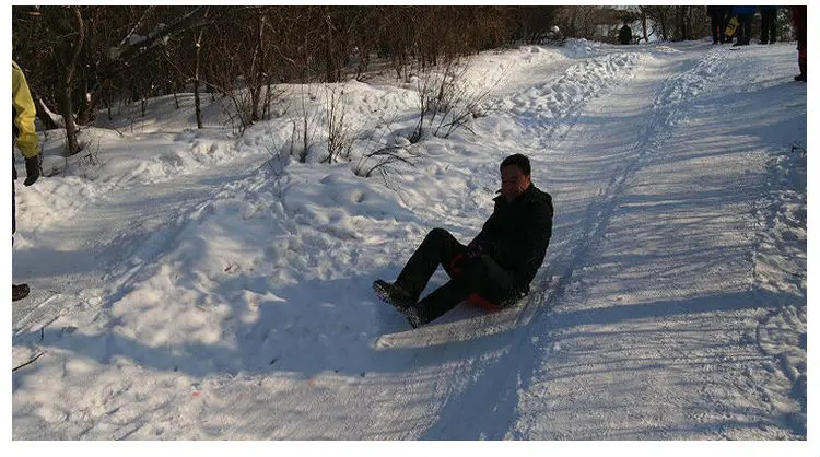 Saige Outdoor Plastic Sledge Snowboard Plastic Snow Board ski Skiing Game