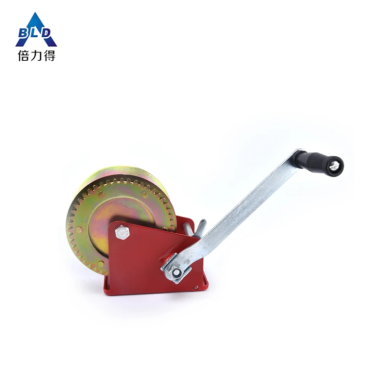 
Manual hand winch manufacture wholesale ratchet anchor capstan boat pulling winch small wire rope cable brake hand puller winch 