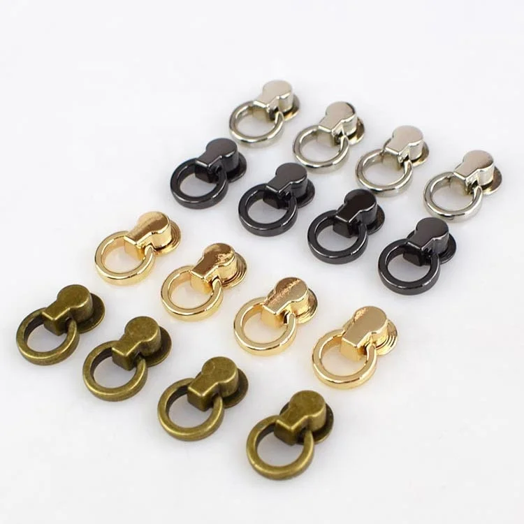 

Meetee KY252 Bag Handle Swivel Rivet Screw Handbag Decorative Studs Button Nail Rivets Alloy Buckles