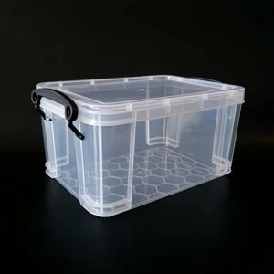 Image of 4L mini size wholesale tranasparent plastic box clear plastic storage box bin