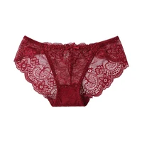 

Sexy Lace Panties Women Cozy Lingerie Tempting Pretty Briefs Cotton Lining Low Waist Cute Women Underwear