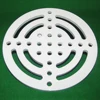 Round Plexiglass All type Plastic Fabrication White Acrylic Round CNC Milling Parts