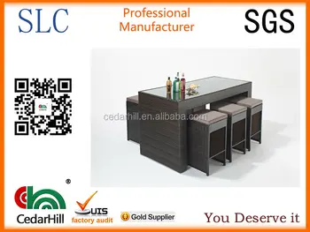 Coffee Furniture Set Bar Style Table And Chairs - Buy Bar Style Table