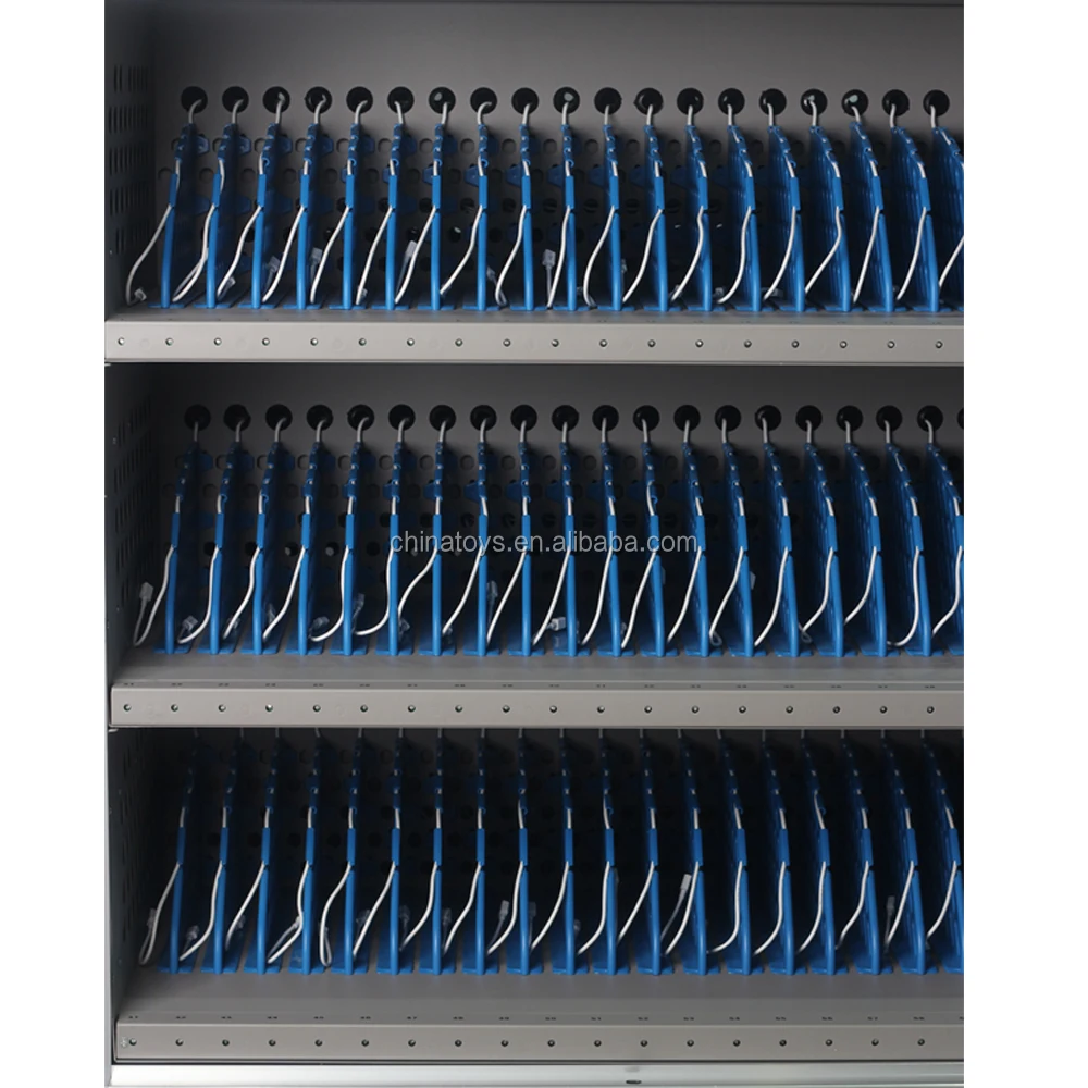 60 Devices Laptop Computer Charging Trolley Charging Station; Tablet