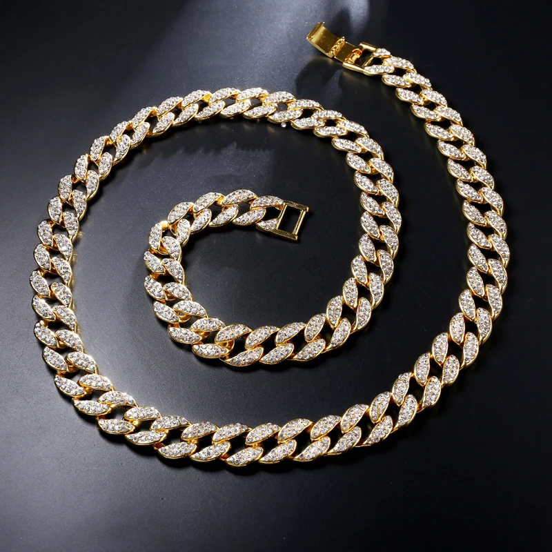 

New Wholesale Gold Plated Cuba Chain Link Necklace