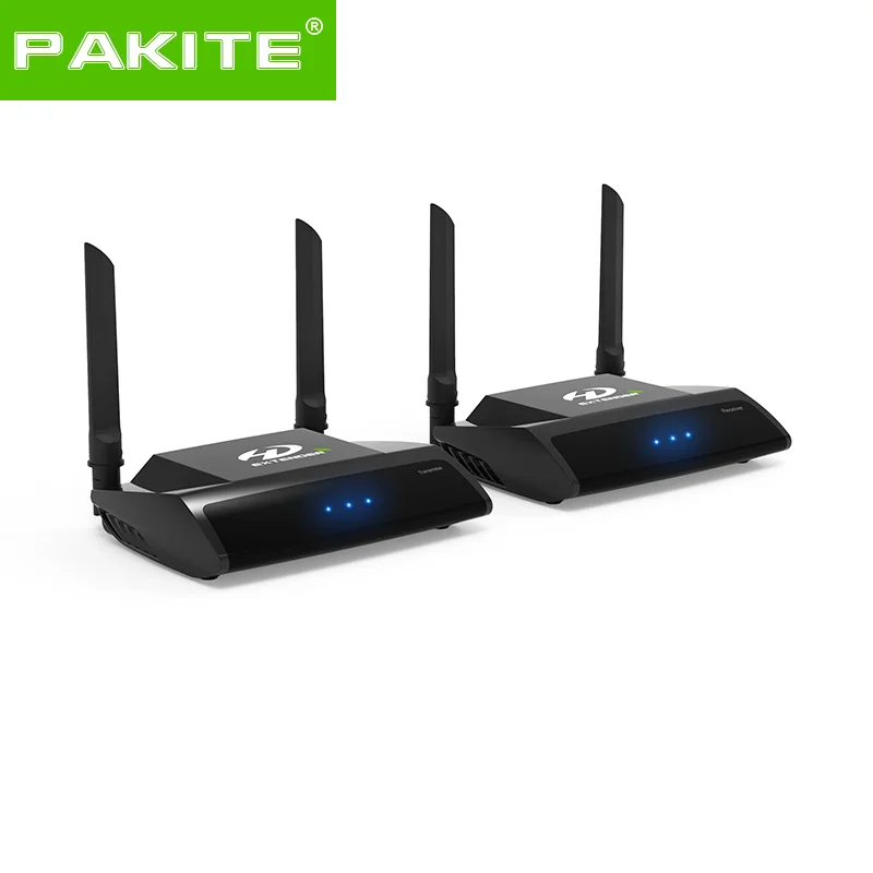 

PAKITE PAT-590 2.4G/5G Wireless Long Range Dual Band AV tv Sender Audio Video Transmitter And Receiver HDMI Extender, Black