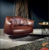 Italian beam sofa modern designer furniture leather sofa set