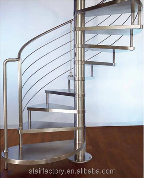 Prefabricated Spiral Staircase 304 Stainless Steel Prefabricated Spiral Staircase 304 Stainless Steel Indoor Stairs Ts 241 Modern