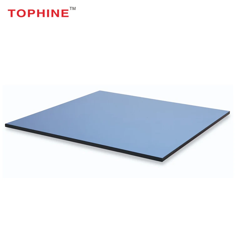 
Commercial Contract TOPHINE Restaurant Round / Rectangle HPL Compact Laminate Table Top 