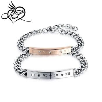 couple bracelets silver