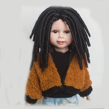 black head doll