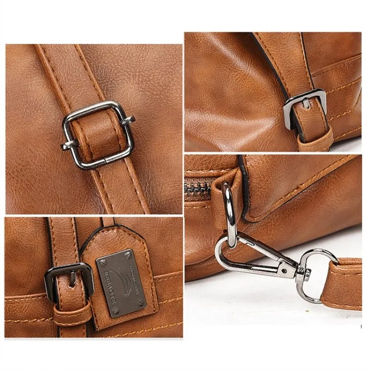 Ladies Pu Leather Motorcycle Crossbody Bags For Women Tag Hobo Shoulder ...