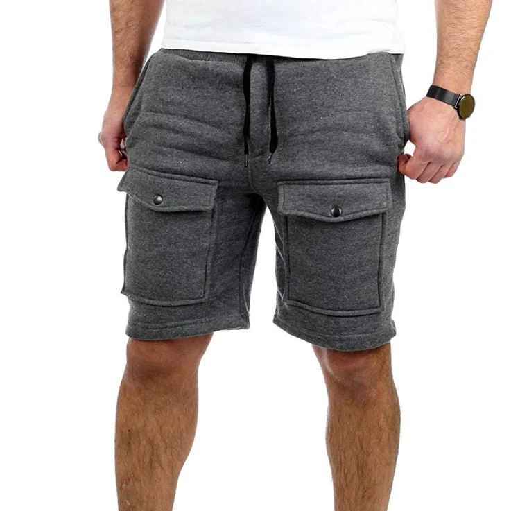 Mens Cargo Shorts Summer Casual Pocket Fitness Shorts Joggers Fashion Men Plus Size 3XL Trousers Sweatpants Short Homme Clothes