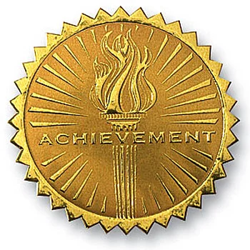High Quality Gold Silver Color Design L And Stick Seals Foil Stamping Certificate Seal Product On High Quality Gold Silver Color Design L And Stick Seals Foil Stamping Certificate Seal Product On