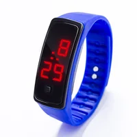 

cheap bulk watces mirror face TPE band sport cool cheap chinese watches led watch with lower price led jam tangan murah