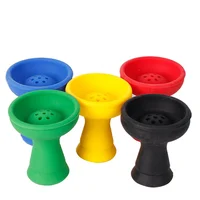 

Smoking Accessories Easy Clean Coals Saving Durable Rubber Silicone Shisha Hookah Bowl