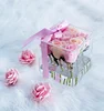 luxury packaging fresh/artificial long stem preserved rose flower box stand