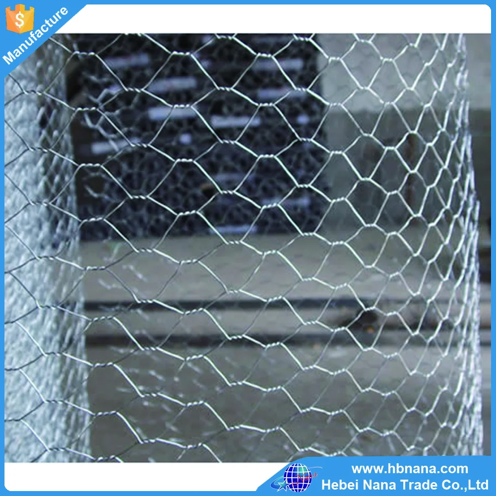 Chicken Wire Mesh Specifications / Pig Wire Mesh / Poultry Wire 1/2 Hex