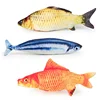 Stuffed Custom Print Simulation Pet Cat Fish Toy for Fish