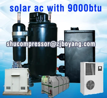 Solar A/c With 9000btu Kompressor For Dc Inverter Solar Air Conditioner ...
