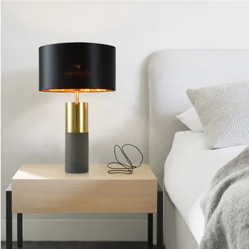 black and gold table lamp