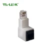 High Quality 90 Degree Adapter RJ45 lan extender adapter Male to Female
