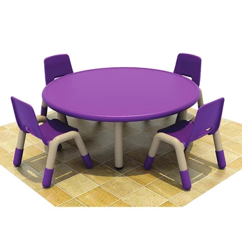 Custom Made Cheap Modern Kids Plastic Furniture Table Chair Sets