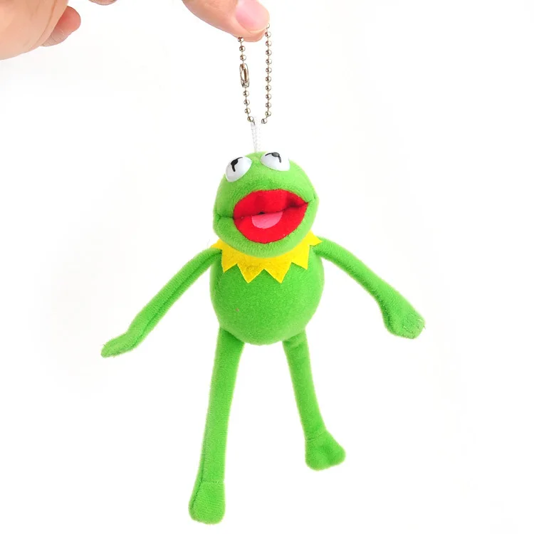 frog keychain plush