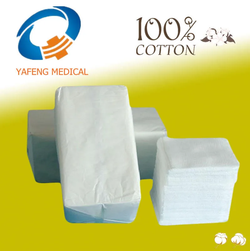 
compressas de gaze 100% all natural cotton gauze pieces 12ply 7.5x7.5cm gauze swabs non sterile gauze 