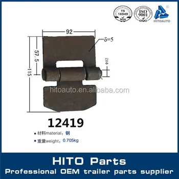 10 Pack Todco Door Style Center Hinge Over Head Roll Up Door Box