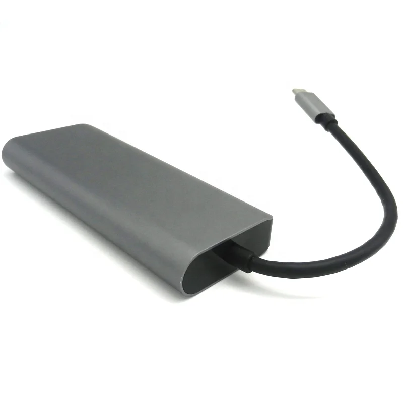 6 In 1 usb c dock Hub Type C type-c multiport Adapter to HDMI Port RJ45 Ethernet Port USB 3.0 usb hub