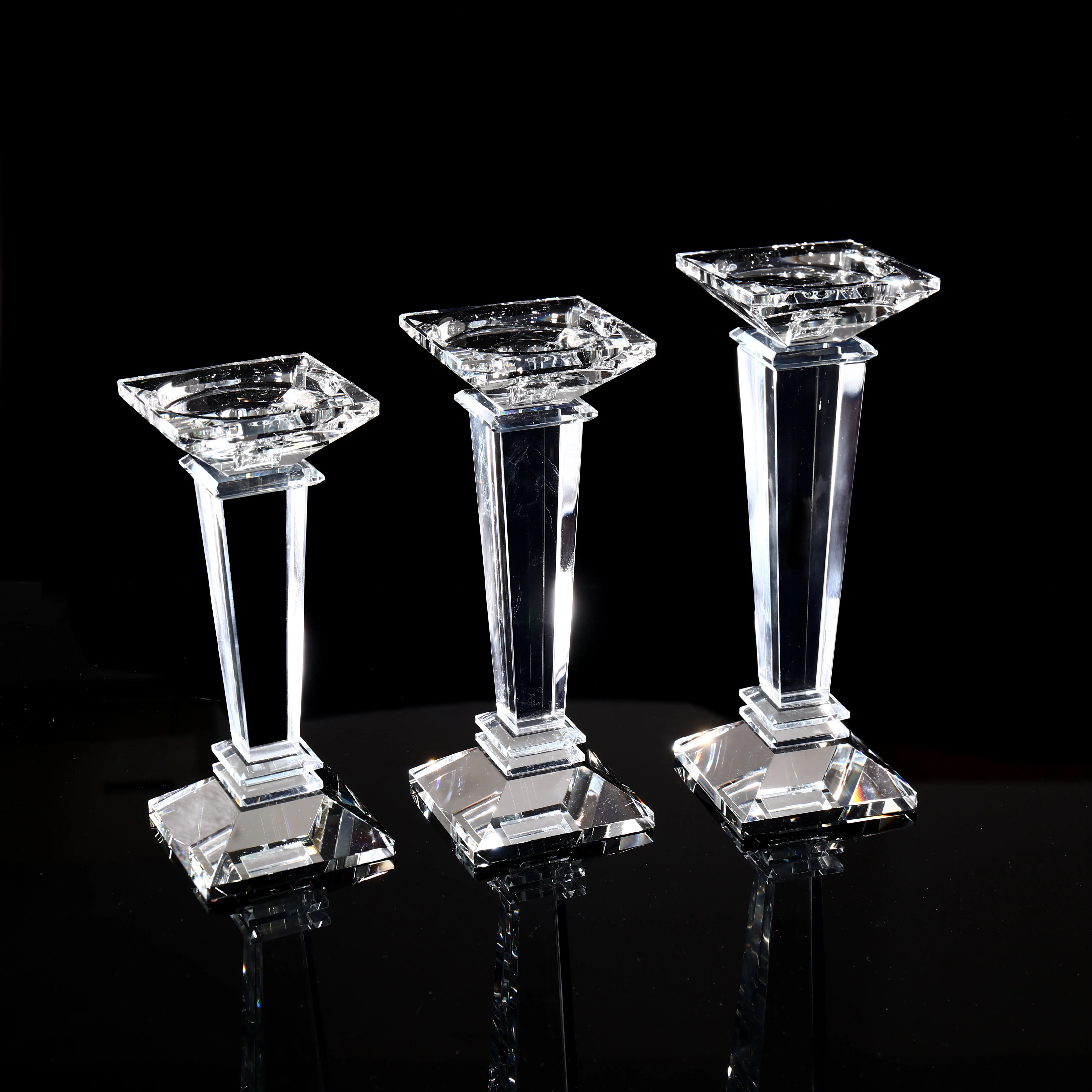Wholesale Crystal Pillar Holder Candle Holder Mhtz0122 Buy Candle